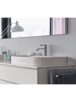Duravit Happy D.2 ráültethető mosdó 60x46 cm, 1 csaplyukkal 2315600000
