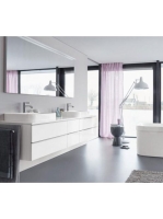Duravit Happy D.2 ráültethető mosdó 60x46 cm, 1 csaplyukkal 2315600000