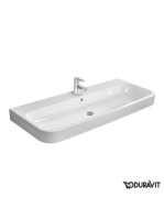 Duravit Happy D.2 WonderGliss mosdó 1200mm 23181200001