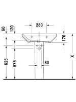 Duravit DuraStyle mosdó 65x44 2319650000