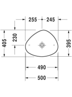 Duravit Cape Cod mosdótál 50x40,5 2339500000