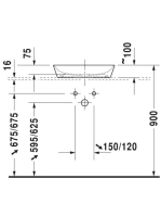 Duravit Cape Cod mosdótál 50x40,5 2339500000