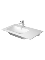 Duravit ME by Starck 83x49 cm aszimmetrikus mosdó WonderGliss bevonattal 23458300001