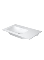 Duravit ME by Starck aszimmetrikus mosdó 83x49 cm csaplyuk nélkül, fehér alpin 2345830060