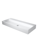 Duravit Vero Air Kerámia mosdó 120x47 cm, csaplyuk és túlfolyó nélkül, alpin fehér 2350120070
