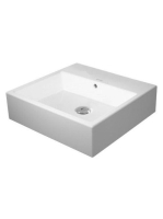 Duravit Vero Air csiszolt kerámia mosdó 50x47 cm, csaplyuk nélkül, alpin fehér 2350500028