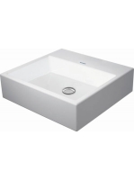 Duravit Vero Air Kerámia mosdó WonderGliss bevonattal 50x47 cm, csaplyuk és túlfolyó nélkül, alpin fehér 23505000701