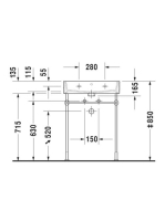 Duravit Vero Air Kerámia mosdó 60x47 cm, csaplyuk nélkül, bútorral aláépíthető, alpin fehér 2350600060