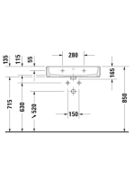 Duravit Vero Air Kerámia mosdó 70x47 cm, alpin fehér 2350700000