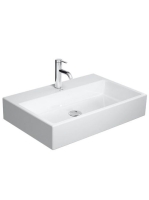 Duravit Vero Air csiszolt kerámia mosdó 70x47 cm, túlfolyó nélkül, alpin fehér 2350700071