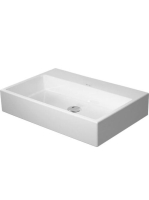 Duravit Vero Air csiszolt kerámia mosdó 70x47 cm, csaplyuk és túlfolyó nélkül, alpin fehér 2350700079