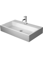 Duravit Vero Air Kerámia mosdó 80x47 cm WonderGliss bevonattal, túlfolyó nélkül, alpin fehér 23508000411