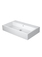 Duravit Vero Air Kerámia mosdó 80x47 cm, csaplyuk nélkül, bútorral aláépíthető, alpin fehér 2350800060