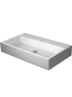 Duravit Vero Air csiszolt kerámia mosdó 80x47 cm, csaplyuk és túlfolyó nélkül, alpin fehér 2350800079