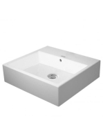 Duravit Vero Air csiszolt kerámia mosdó 50x47 cm, WonderGliss bevonattal, csaplyuk nélkül, alpin fehér 23525000601