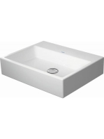 Duravit Vero Air csiszolt kerámia mosdó 60x47 cm, csaplyuk és túlfolyó nélkül, alpin fehér 2352600070