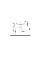 Duravit Viu ráültethető mosdó 60x41,5 cm, fehér alpin 2358600000