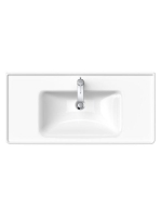 Duravit D-Neo bútorral aláépíthető kerámia mosdó 105x48 cm fehér alpin 2367100000