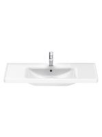Duravit D-Neo bútorral aláépíthető kerámia mosdó 105x48 cm fehér alpin 2367100000