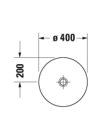 Duravit D-Neo kerámia mosdótál 40 cm, fehér 2371400070