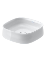 Duravit Zencha kerámia mosdótál 42x42 cm, fényes fehér 2373420079