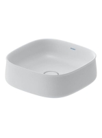 Duravit Zencha kerámia mosdótál 42x42 cm, matt fehér 2373423279