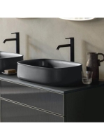 Duravit Zencha kerámia mosdótál 55x39 cm, matt antracit 2373551379