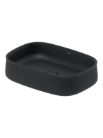 Duravit Zencha kerámia mosdótál 55x39 cm WonderGliss bevonattal, matt antracit 23735513791