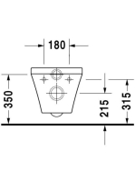 Duravit DuraStyle fali WC csésze 2536090000