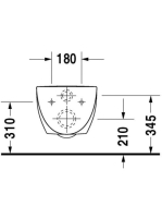 Duravit Architec fali WC csésze 2546090064