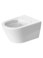 Duravit D-Neo Rimless fali WC csésze, rejtett rögzítéssel, fehér 2577090000