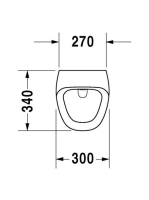Duravit DuraStyle elektromos piszoár, hálózati 2804310093