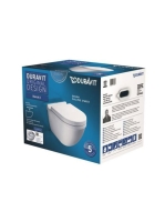 Duravit Starck 3 öblítőperem nélküli fali WC, Soft-Close WC Ülőkével 45270900A1