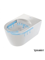 Duravit ME by Starck, perem nélküli fali WC, WonderGliss bevonttal, Soft-Close ülőkével 45290900A11