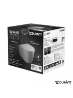 Duravit ME by Starck, perem nélküli fali WC, Soft-Close ülőkével 45290900A1