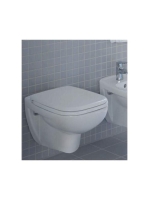 Duravit D-Code falra szerelhető WC csésze, WC ülőkével 45351900A1