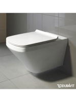 Duravit DuraStyle perem nélküli fali WC csésze , Soft-Close WC ülőkével 45510900A1