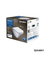 Duravit DuraStyle perem nélküli fali WC csésze , Soft-Close WC ülőkével 45510900A1