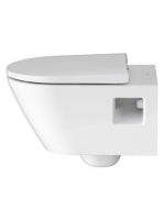Duravit D-Neo Rimless fali WC csésze szett, fehér 45780900A1