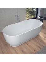 Duravit Luv szabadonálló kád 185x85 cm DuraSolid A speciális le és túlfolyóval, fehér alpin 700434000000000