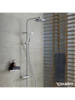 Duravit B1 falon kívüli zuhanyrendszer termosztátos csapteleppel B14280008010
