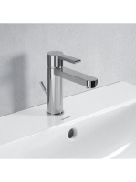 Duravit B.2 mosdócsaptelep M-es méret, automata leeresztővel, króm B21020001010