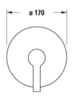 Duravit B.2 falsík alatti zuhanycsaptelep 1 fogyasztóhoz, króm B24210010010