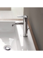 Duravit C.1 egykaros mosdócsaptelep M-es méret, automata leeresztőszeleppel, króm C11020001010