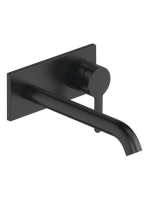 Duravit C.1 falsík alatti mosdócsaptelep 225 mm, matt fekete C11070004046