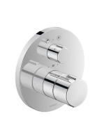 Duravit C.1 falsik alatti termosztátos kádcsaptelep 2 fogyasztóhoz, króm C15200014010