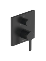 Duravit C.1 egykaros falsík alatti kádcsaptelep 2 fogyasztóhoz, matt fekete C15210011046