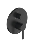 Duravit C.1 egykaros falsík alatti kádcsaptelep 2 fogyasztóhoz, matt fekete C15210012046