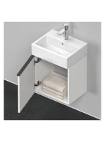 Duravit D-Neo 1 ajtós fali mosdószekrény Vero Air kézmosóhoz, jobbos, matt fehér DE4217R1818