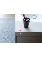 Duravit L-Cube c-bonded alsószekrény Vero Air kerámia mosdóval 120x48 cm, magasfényű fehér LC6939N2222